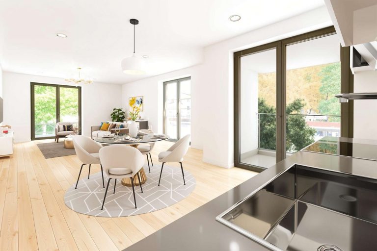 Visualisierung Wohn-Essbereich 2