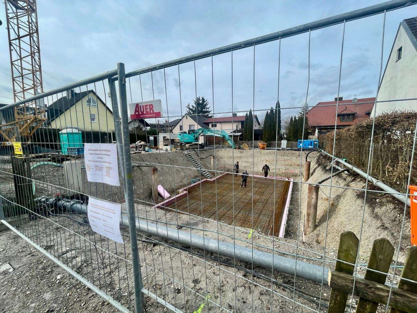 Vorbereitung Bodenplatte EFH 02.26