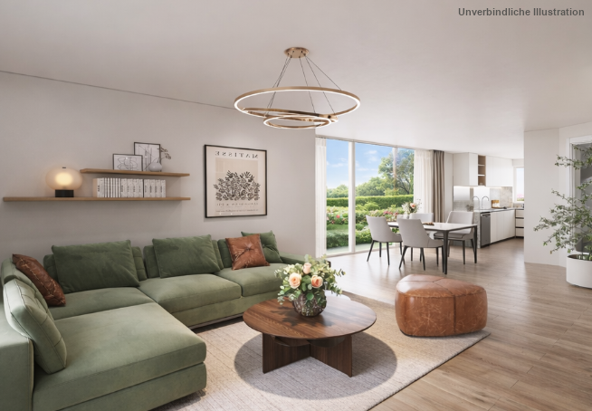 Modern geräumiger Wohnbereich
