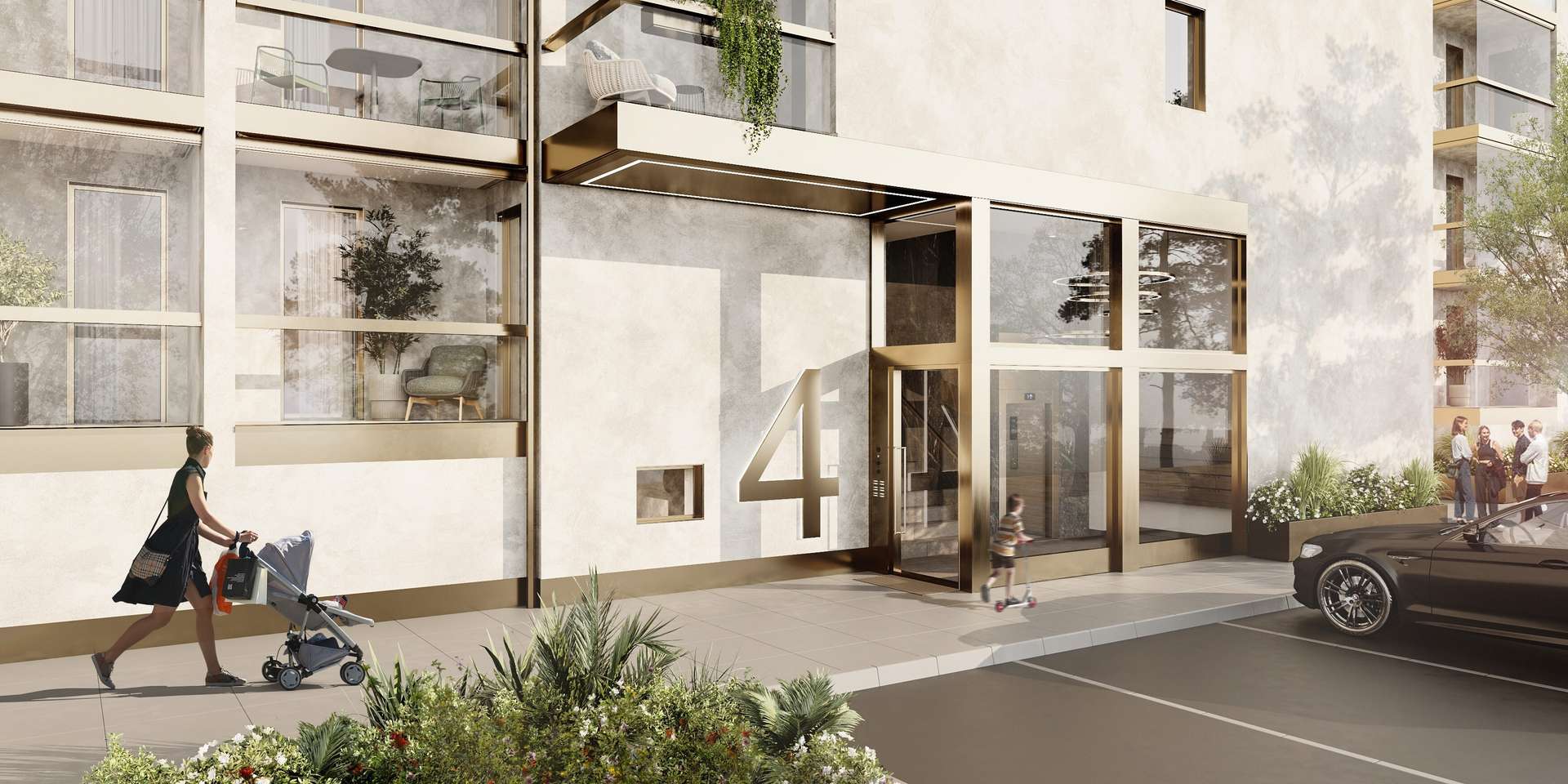 MFC Eching - Hauseingang aussen