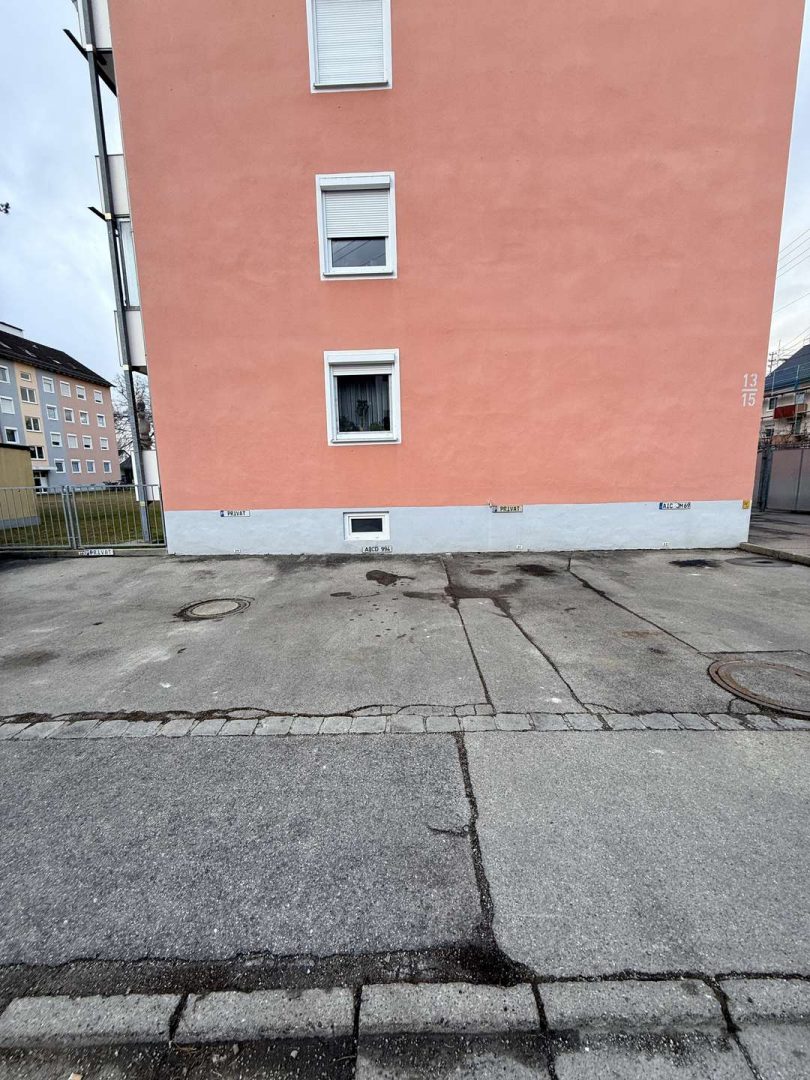 Stellplatz vor der Haustür