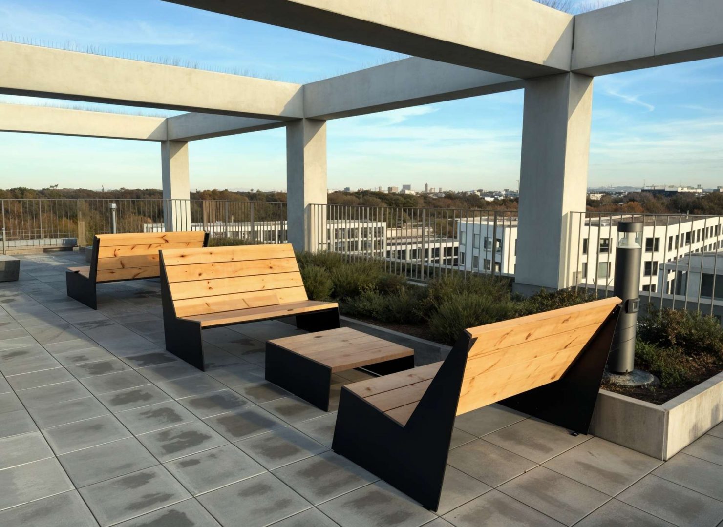 Gemeinschaftsdachterrasse 8. OG