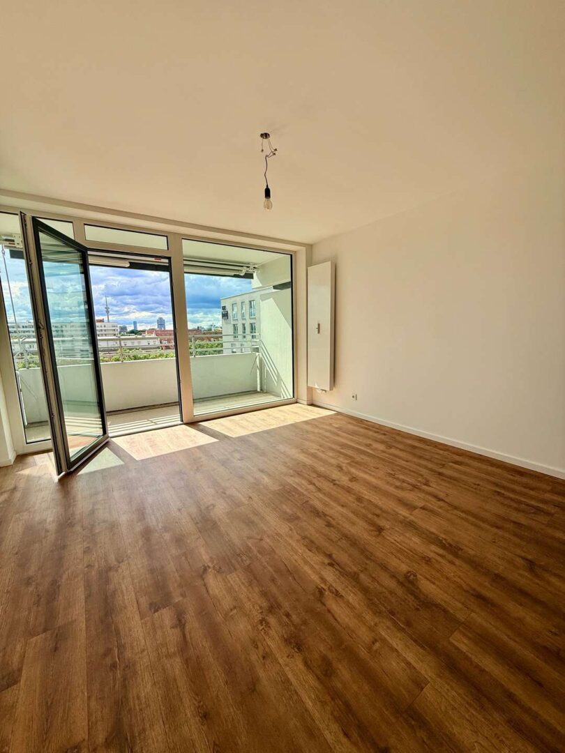 Wohnbereich und Balkon