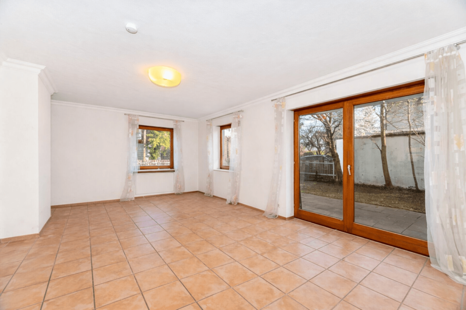 Wohnzimmer geräumt