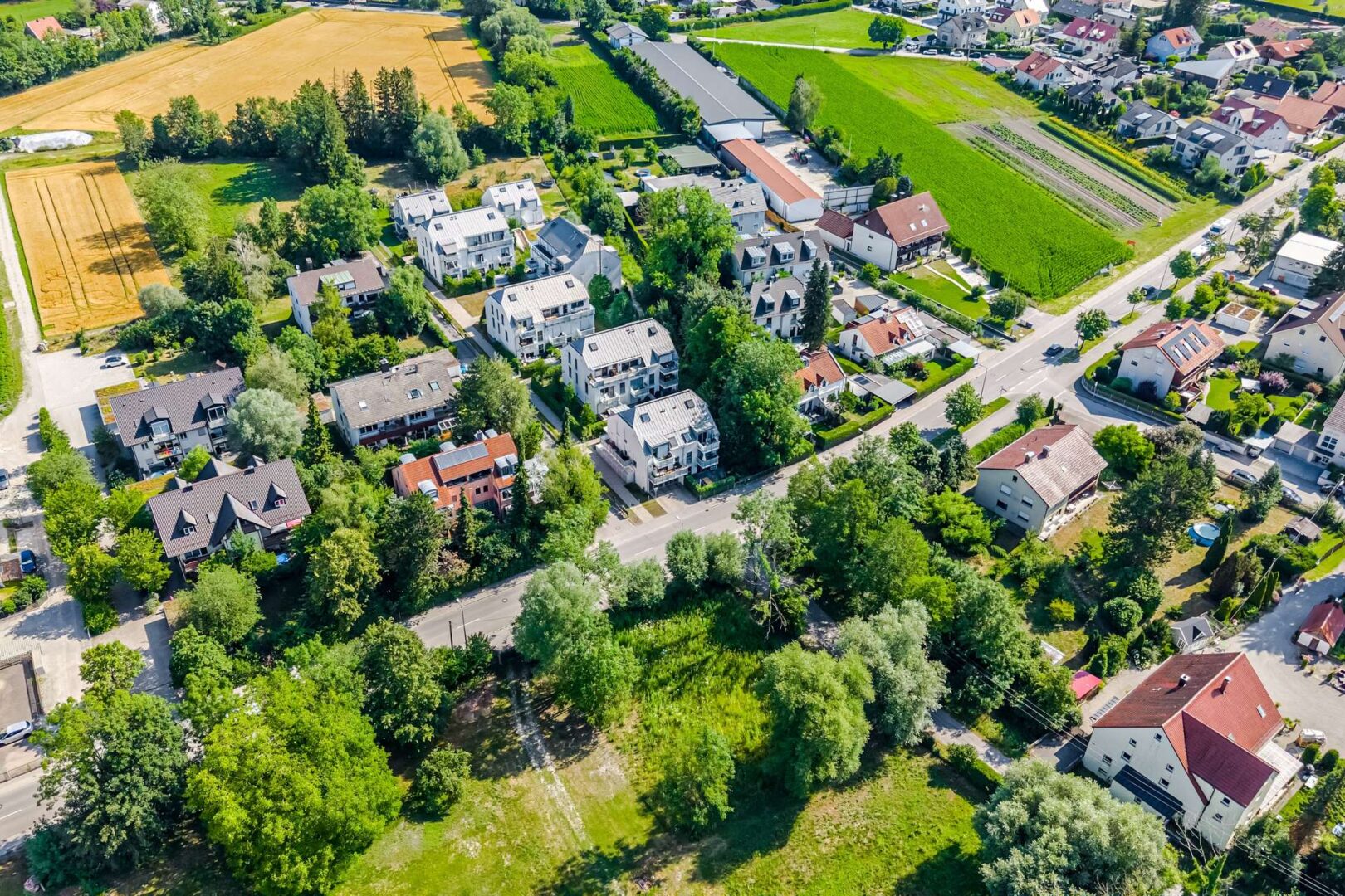 Luftaufnahme Wohngebiet