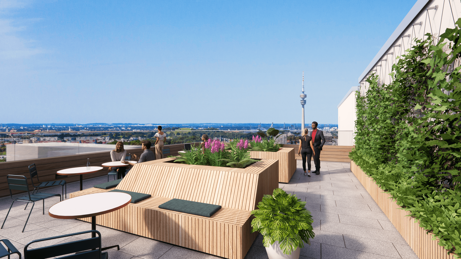 Dachterrasse - Visualisierung