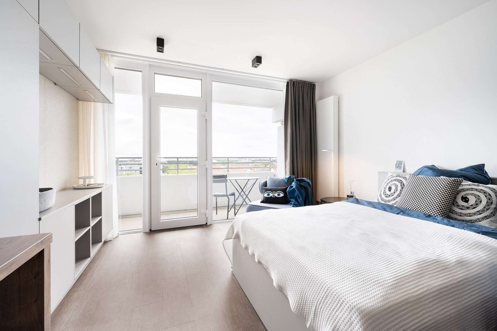 Musterwohnung 706_Wohn-Schlafzimmer