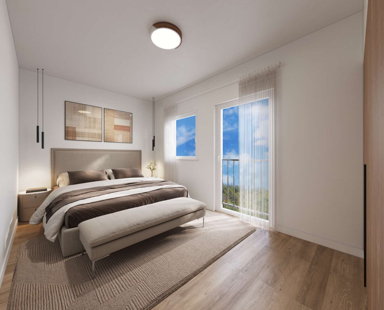 Schlafzimmer Visualisierung