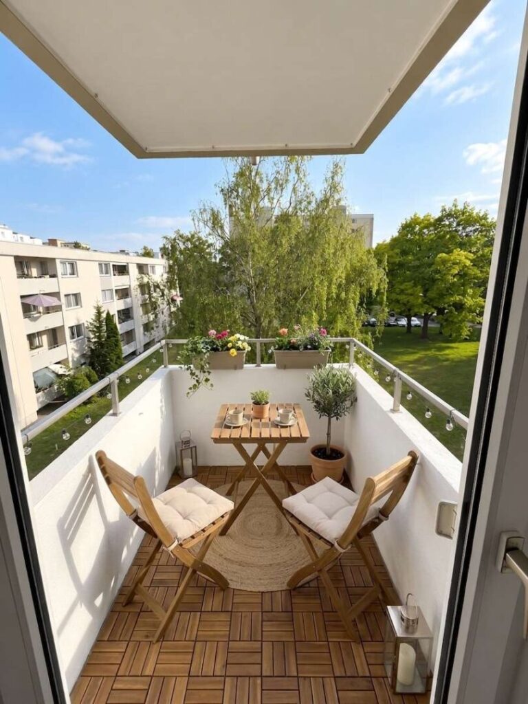 Balkon - KI gestaged
