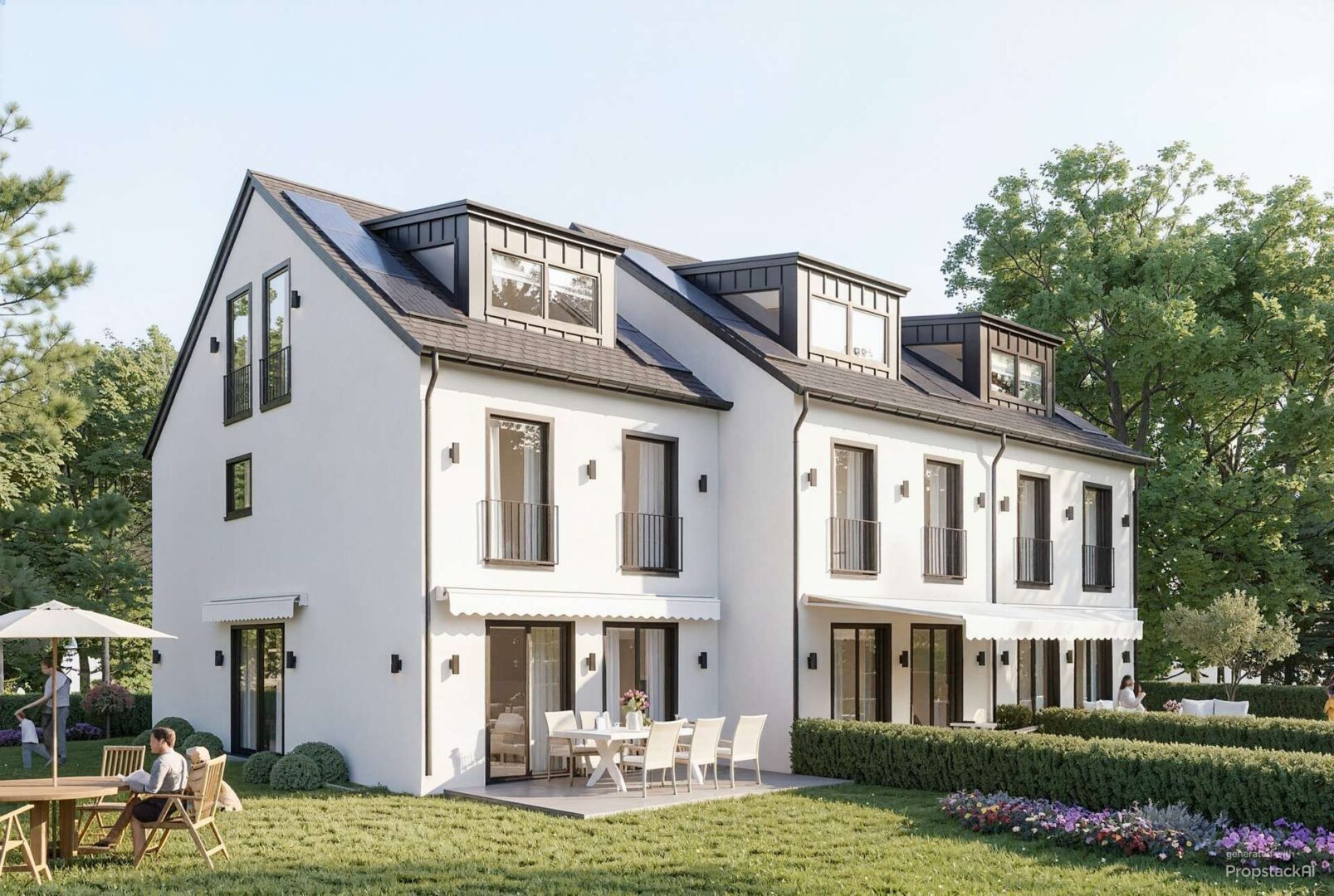 Süd-West-Ansicht Visualisierung
