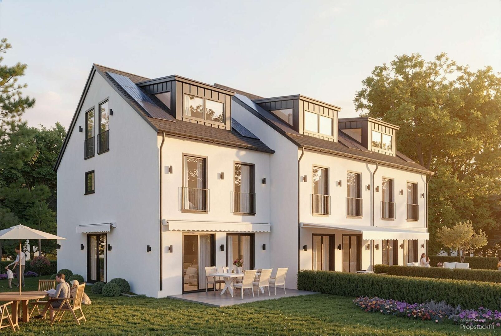 Süd-West-Ansicht Visualisierung